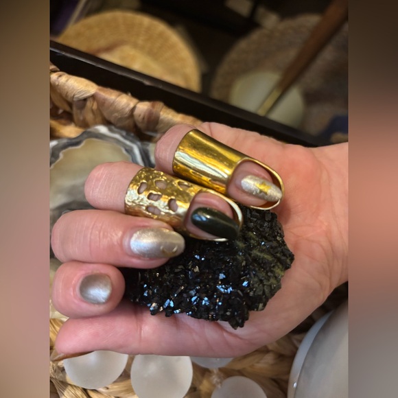 Sterling King Helmet Ring in Gold (SMOOTH RING ONLY!), SZ M/L - Picture 3 of 7